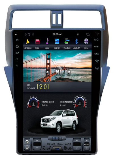 Toyota Land Cruiser 2018 Tesla Android Screen