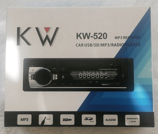 KW-520 MP3 Receiver, Car USB/SD/MP3 Radio Player