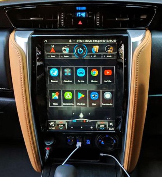 Toyota Fortuner 2016 - 2022 Tesla Android Screen System