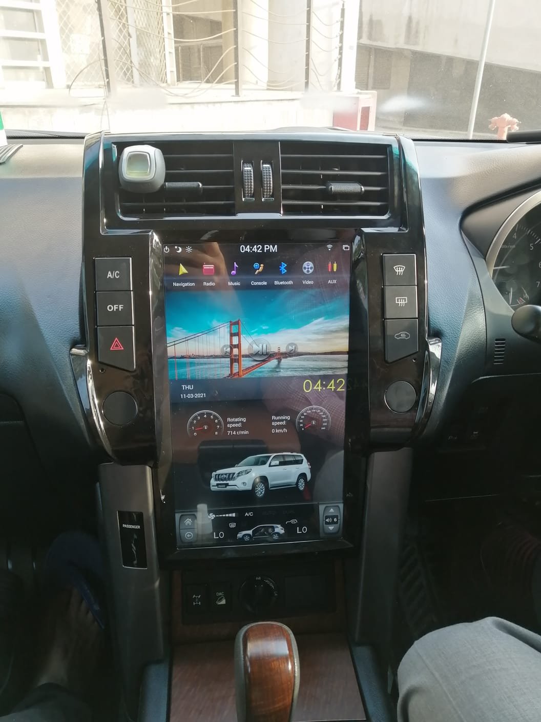 Toyota Prado 2013 Tesla Android System