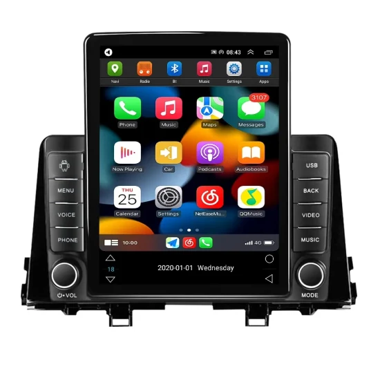 Tesla Style Android For Kia Picanto