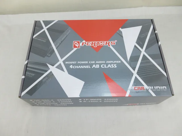 Pertors 4-Channel Car Audio Power Amplifier
