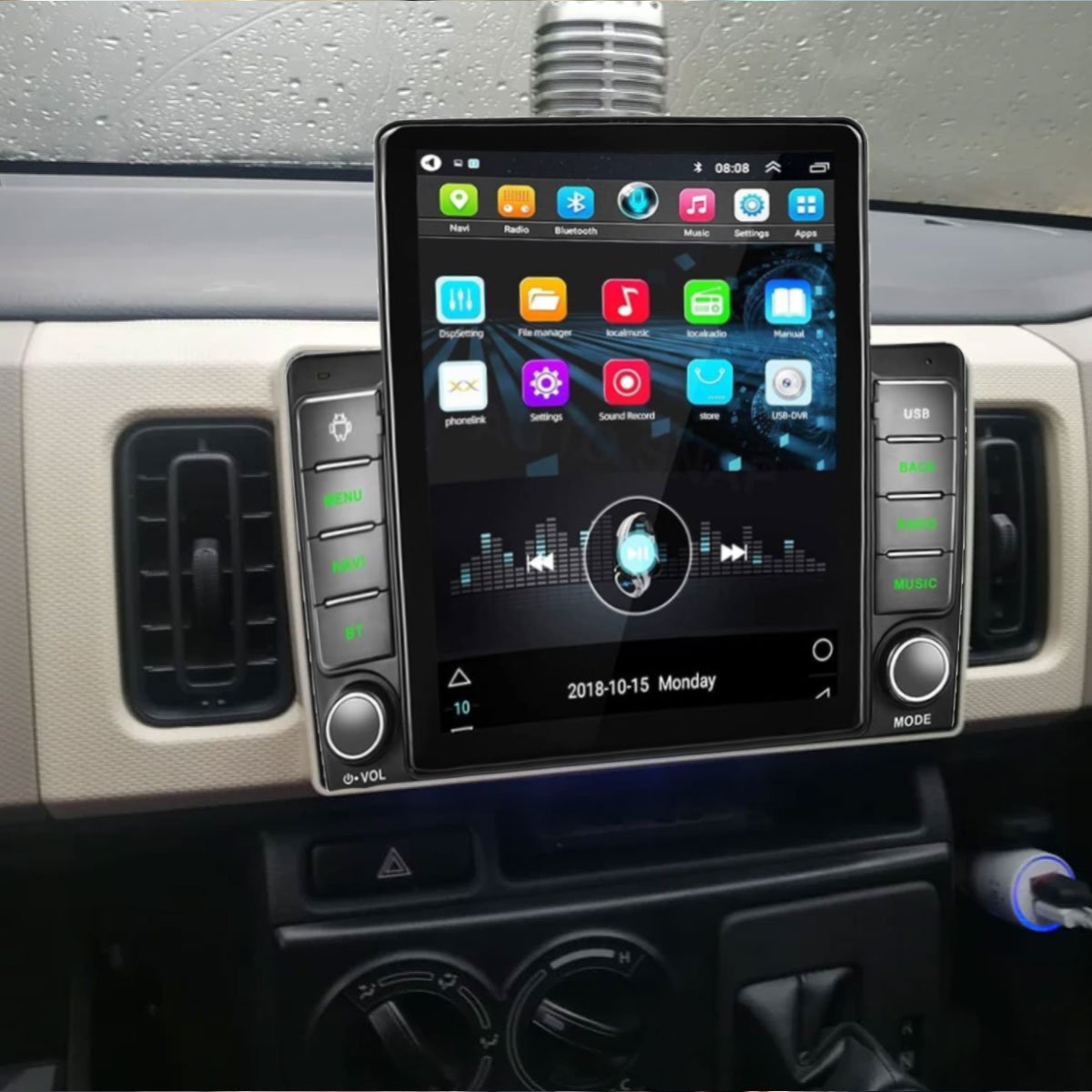 Suzuki Alto Android Panel Tesla Style