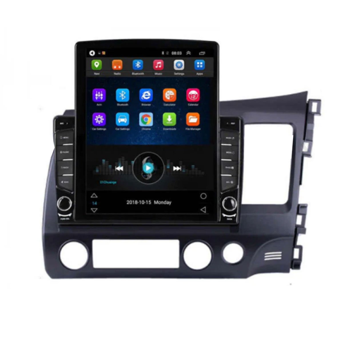 Honda Civic Reborn Tesla Style Lcd For 2006-2011