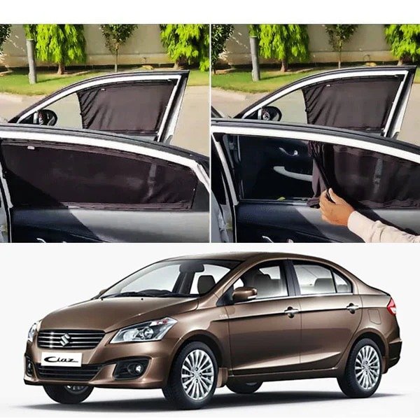 Suzuki Ciaz 2017–2022 Custom Fit Car Curtains | Premium Sunshade Set