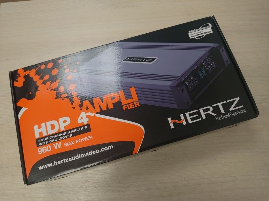 Hertz HDP-4 AB-Class 4 Channel Car Amplifier