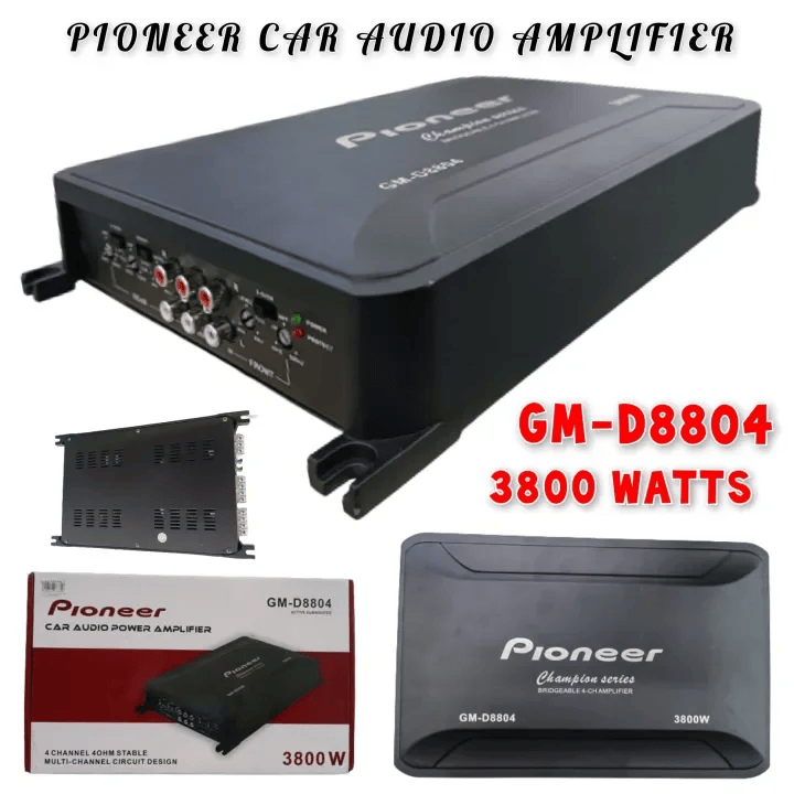 CPA 3800W Car Audio Power Amplifier 4 Channel 4 Ohm Stable Multi-Channel Circuit Design GM-D8804 (7335) - Image 4